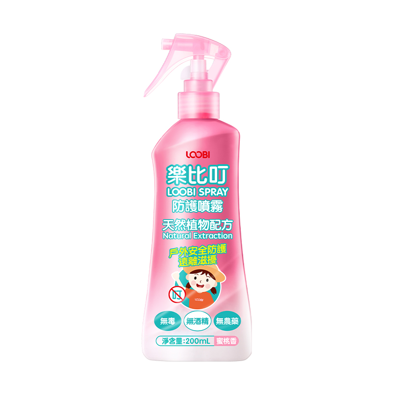 乐比叮防护喷雾（蜜桃）200ml